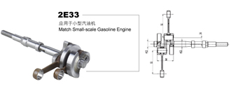 Small-scale gasoline engine crankshaft