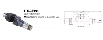 Common use gasoline engine crankshaft